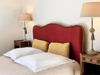 Un ou plusieurs lits dans un hébergement de l'établissement Gîte de France A perle de vue 4 épis - Gîte de France 14 personnes MAE-0294
