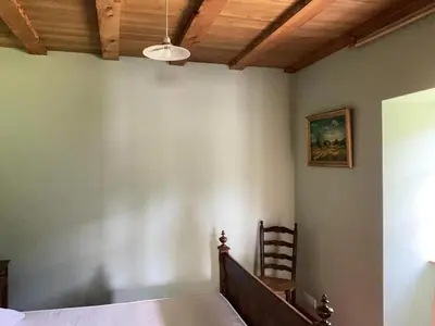 Un ou plusieurs lits dans un hébergement de l'établissement Gîte de France Les belettes 2 épis - Gîte de France 4 personnes MAE-0304