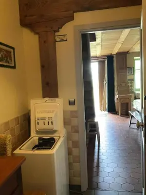 Cuisine ou kitchenette dans l'établissement Gîte de France Les belettes 2 épis - Gîte de France 4 personnes MAE-0304