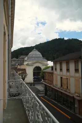 Vue générale sur la montagne ou vue sur la montagne depuis l'appartement