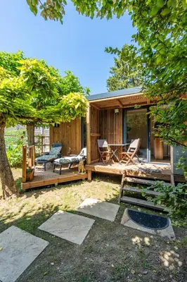 Jardin de l'établissement Chambre d'hôtes de la dame blanche