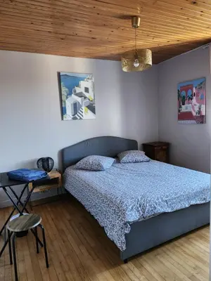 Un ou plusieurs lits dans un hébergement de l'établissement la chambre d'Axelle