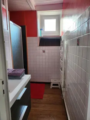 Salle de bains dans l'établissement la chambre d'Axelle