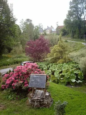 Jardin de l'établissement Gîte Adrienne au Theil