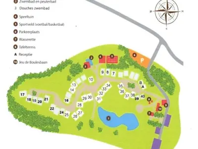 Plan de l'établissement Lac Bleu nr 19