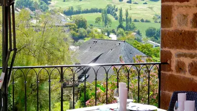 Balcon ou terrasse dans l'établissement La Bastidie