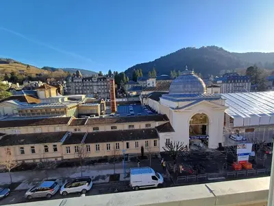 Vue générale sur la montagne ou vue sur la montagne depuis l'appartement