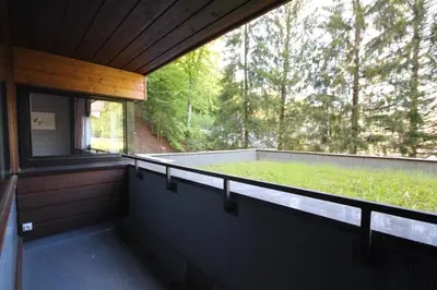 Balcon ou terrasse dans l'établissement Le P'tit Choux 1 Etoile