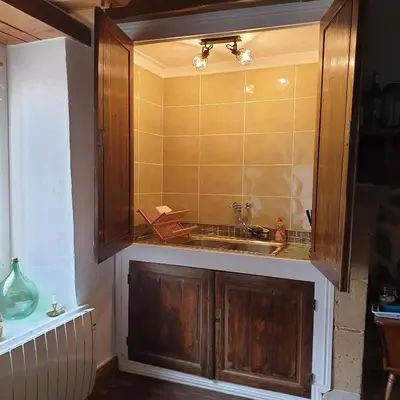Salle de bains dans l'établissement Le gîte LE MIEL du Périgord vert