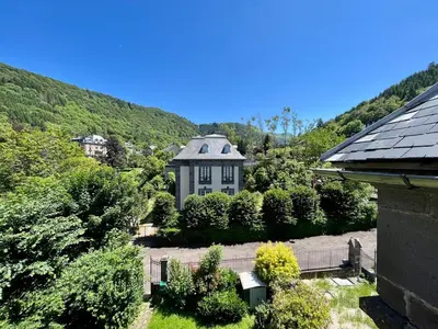 Vue générale sur la montagne ou vue sur la montagne depuis l'appartement