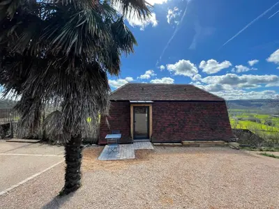 Vue générale sur la montagne ou vue sur la montagne depuis la maison de vacances
