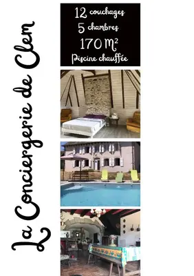 Certificat, récompense, panneau ou autre document affiché dans l'établissement Maison de maître de 1789 rénovée avec piscine