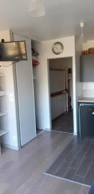 Cuisine ou kitchenette dans l'établissement Studio-cabine Station de ski Super Lioran