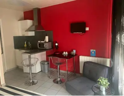 Cuisine ou kitchenette dans l'établissement Escal Evasion