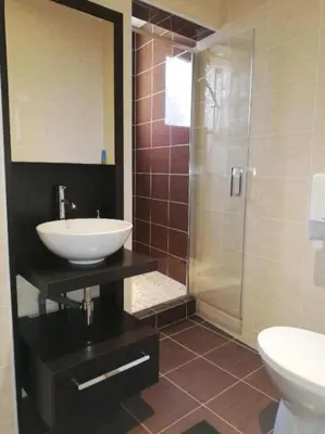 Salle de bains dans l'établissement Escal Evasion