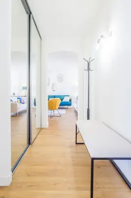 Un ou plusieurs lits dans un hébergement de l'établissement Picasso & Terrasse - 2 Chambres