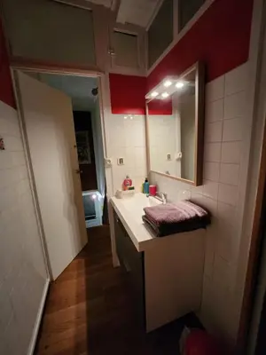 Un ou plusieurs lits dans un hébergement de l'établissement La chambre d'Antoine