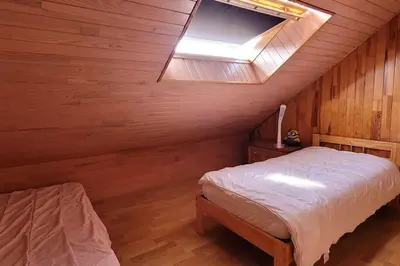 Un ou plusieurs lits dans un hébergement de l'établissement Duplex 4 pers, plein centre de Montignac-Lascaux