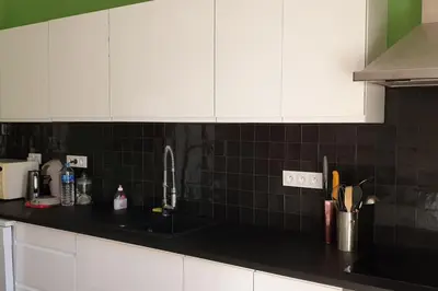 Cuisine ou kitchenette dans l'établissement Duplex 4 pers, plein centre de Montignac-Lascaux