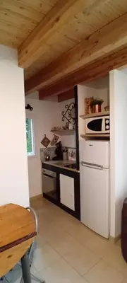Cuisine ou kitchenette dans l'établissement Kilomètre creusois