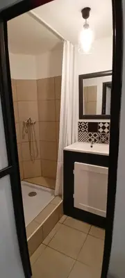Salle de bains dans l'établissement Kilomètre creusois