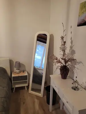 Coin salon dans l'établissement Location saisonnière La Berbère