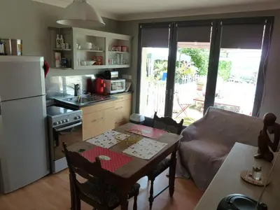 Cuisine ou kitchenette dans l'établissement Le Mas de Gramat
