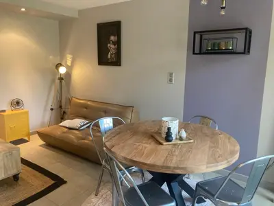 Coin salon dans l'établissement La Vannerie de Livia