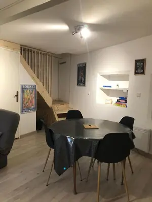 Coin salon dans l'établissement maison de prescillia et frederic