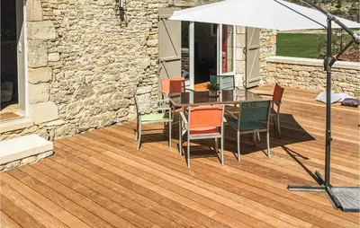Balcon ou terrasse dans l'établissement Stunning Home In Coly With Wifi