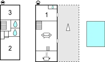 Plan de l'établissement Amazing Home In Les Farges