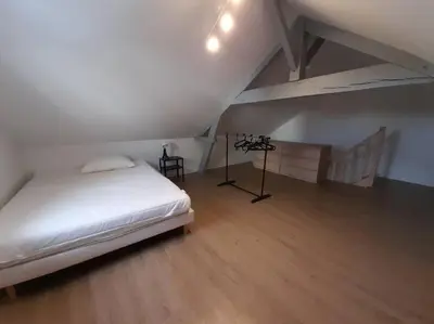 Un ou plusieurs lits dans un hébergement de l'établissement Bel appartement à 2 pas du CHU