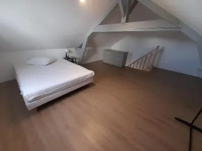 Un ou plusieurs lits dans un hébergement de l'établissement Bel appartement à 2 pas du CHU