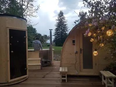 Jardin de l'établissement Le Rustique