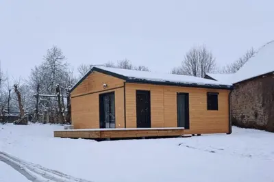 L'établissement Le chalet de Coheix en hiver