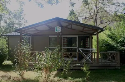 Jardin de l'établissement Chalet 4 étoiles - Piscine - ef0c00