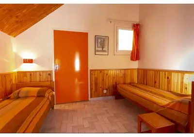 Coin salon dans l'établissement Le village de Sèchemailles