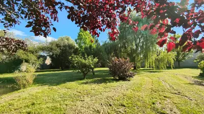 Jardin de l'établissement le gîte du lac