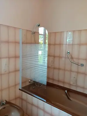 Salle de bains dans l'établissement le gîte du lac