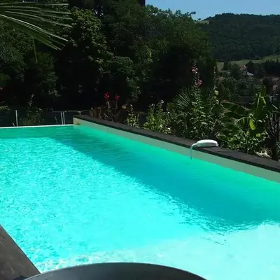 Gite Atelier Montignac // Piscine à débordement