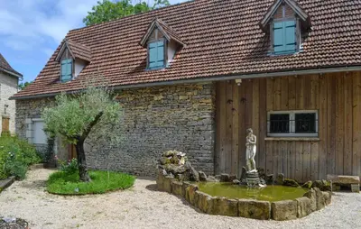 Plan de l'établissement Beautiful Home In Issendolus With Wifi