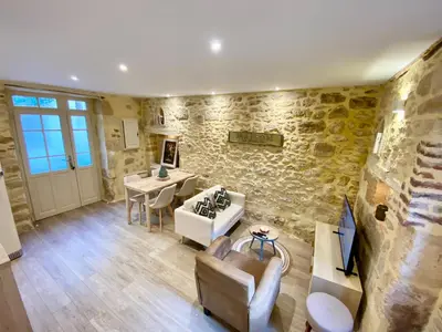 Cuisine ou kitchenette dans l'établissement Montignac-Lascaux - Les Pierres De Lascaux