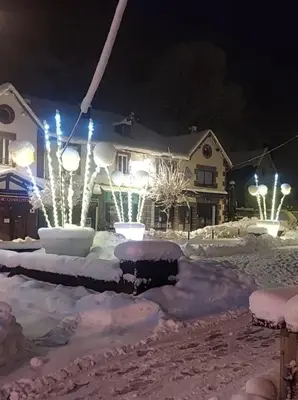 L'établissement Appartement au cœur du Mont-Dore en hiver
