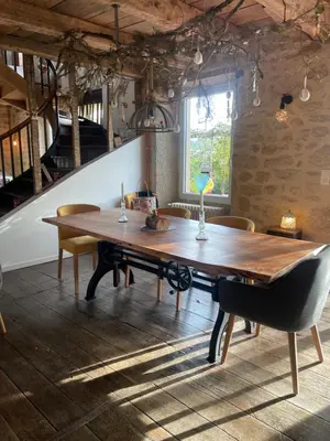 Plan de l'établissement Gîte Spa Privatif & Cheminée Idéal Couples & Familles