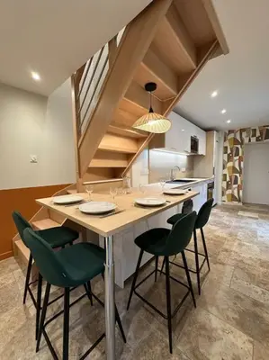 Plan de l'établissement Maison avec cour intérieure