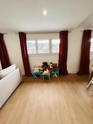 Coin salon dans l'établissement NEW : Appartement Vue montagne