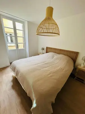 Un ou plusieurs lits dans un hébergement de l'établissement NEW : Appartement Vue montagne