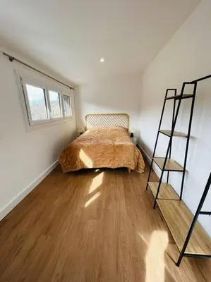 Un ou plusieurs lits dans un hébergement de l'établissement NEW : Appartement Vue montagne