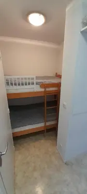 Un ou plusieurs lits dans un hébergement de l'établissement Studio 23m² Les Hermines n°41
