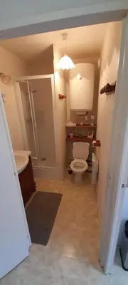 Salle de bains dans l'établissement Studio 23m² Les Hermines n°41